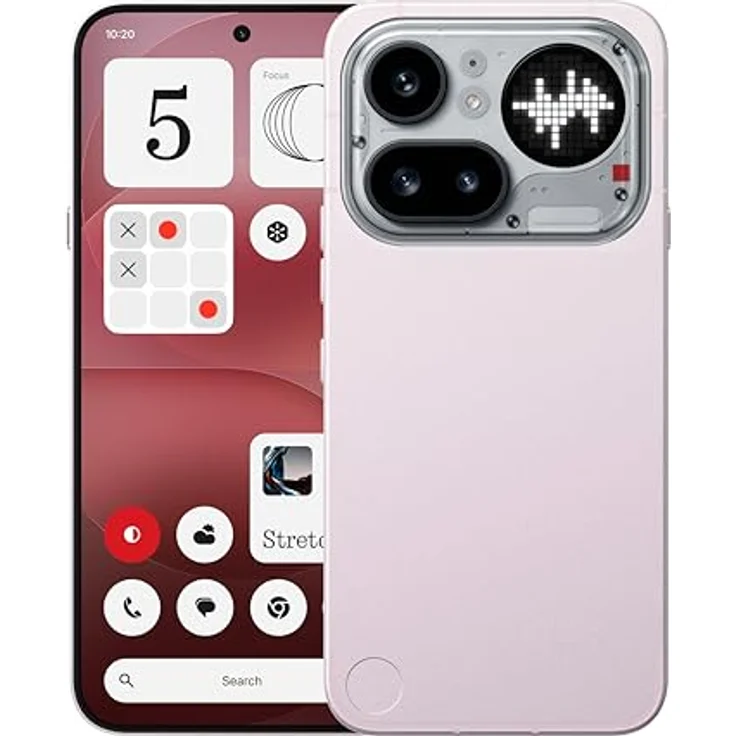 Nothing Phone (4a) Pro - 50MP Triple-Kamera, 140x Ultra-Zoom, Metall-Unibody, 12GB+256GB, Rosa – Bild 1