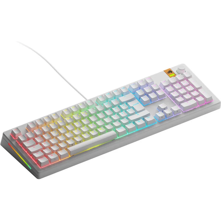 Glorious GMMK 3 HE 100 % Custom Gaming-Tastatur - Pre-Built, ISO (DE), Fox HE Switches, weiß – Bild 1