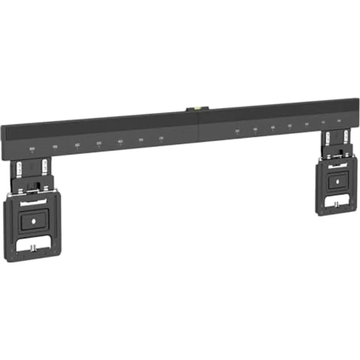 NEDIS Feste TV-Wandhalterung - 43-100", 75 kg - Ultraflach, Mikrowandabstand, Stahl, Schwarz – Bild 2