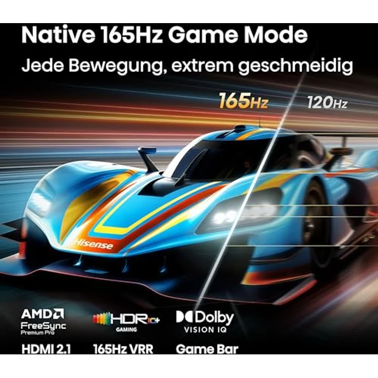 HISENSE 65U7DS PRO MiniLED 4K TV, 65 Zoll / 164 cm, UHD 4K, SMART TV, Native Game Mode, Dolby Atmos, VIDAA Smart OS – Bild 5