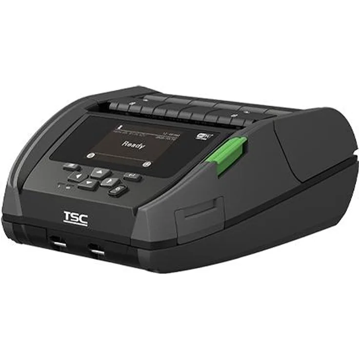 TSC Alpha-40L, Tragbarer Etikettendrucker mit USB-C, BT, WLAN, NFC, 203dpi, Schwarz