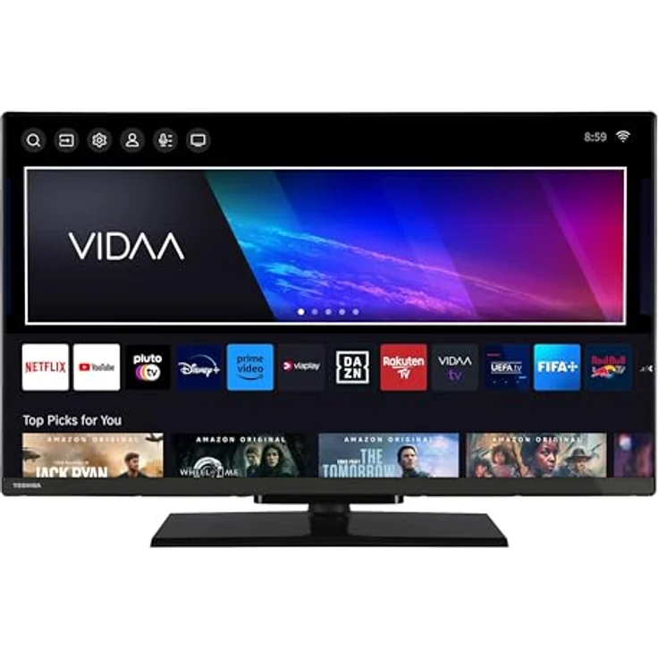 Toshiba 32WV3F63DA, 32 Zoll Smart TV mit VIDAA HD, HDR, Triple-Tuner und Bluetooth – Bild 2