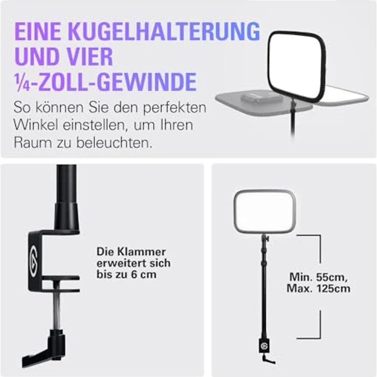 ELGATO Key Light Studiobeleuchtung, Schwarz – Bild 5