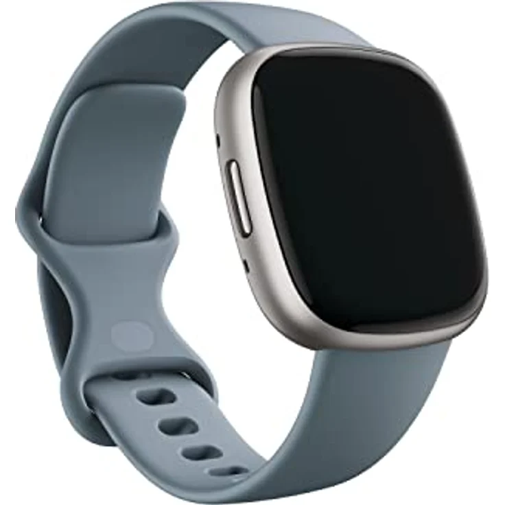 Fitbit Versa 3-4 & Sense-2 Armband Waterfall Blue Large – Bild 4