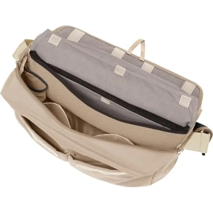 Vaude Coreway Messenger, Laptop-Tasche mit 38 cm Laptopfach, 100% PET, beige, 38 x 16 x 30 cm – Bild 2