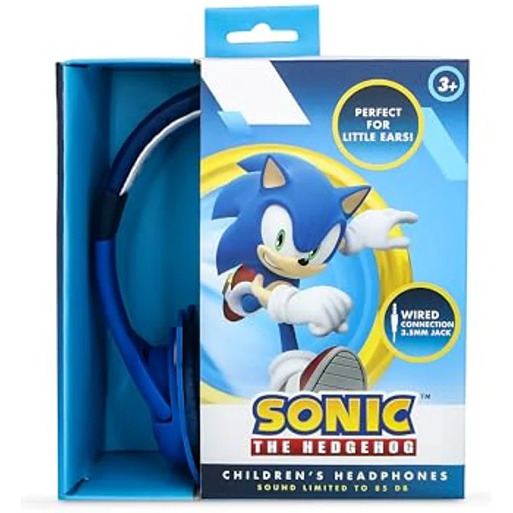 OTL Technologies Sonic The Hedgehog 3D Kopfhörer für Kinder, Blau, Weiß – Bild 2