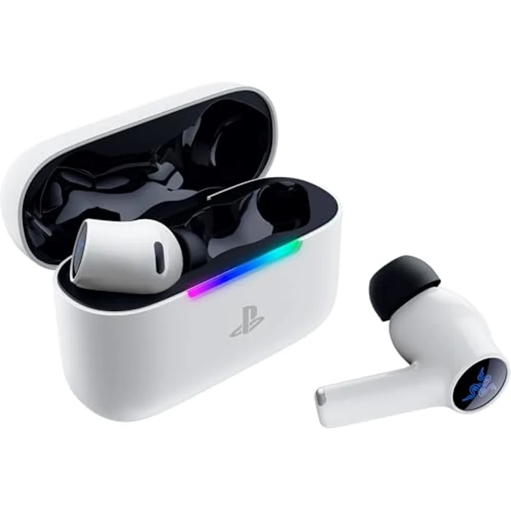 RAZER Hammerhead V3 X, In-ear Wireless Gaming Earbuds mit Bluetooth für PS5, weiß – Bild 1
