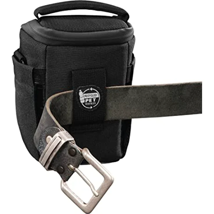 Hama Matera (Kamera Etui), Kameratasche, Schwarz, mit abnehmbarem Schultergurt – Bild 7