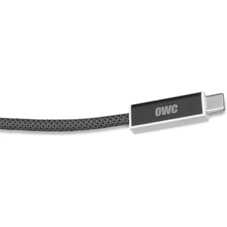 OWC 4.5 Meter Active Optical USB4 (USB-C) Kabel, 40Gb/s, 240W, Schwarz