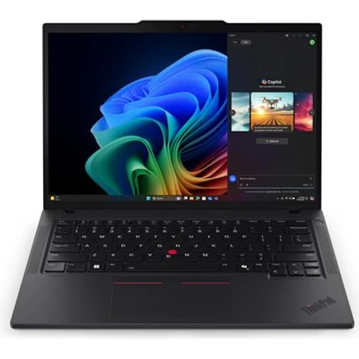 Lenovo ThinkPad T14 Gen 6, 14" Notebook mit AMD Ryzen AI 7 PRO 350, 64 GB RAM, 1 TB SSD, WUXGA-Display, Schwarz – Bild 2