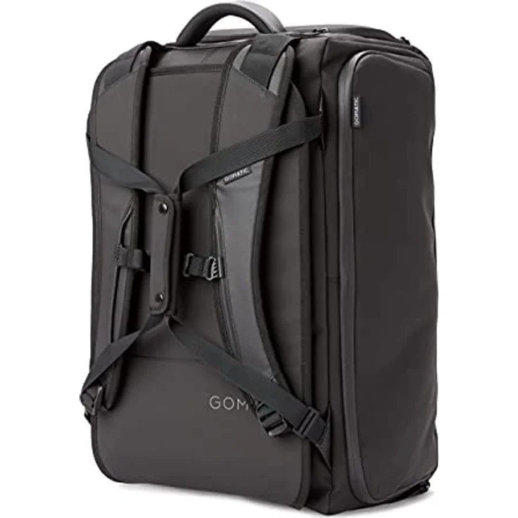 Gomatic Travel Bag, Notebooktasche mit über 20 Funktionen, wasserabweisend, Schwarz – Bild 2