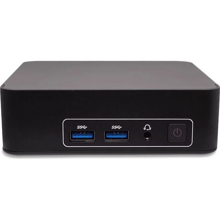 AOpen by Acer FS DEN5128, Desktop-PC mit Intel Core i3-1215U, 8 GB RAM, 128 GB SSD, schwarz, ohne OS