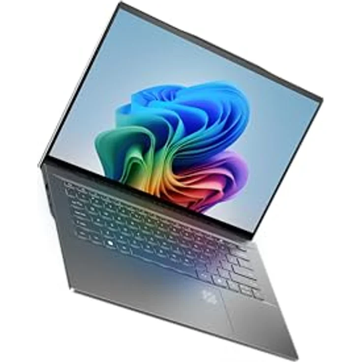Acer Swift 14 AI (SF14-11-X8MN) Copilot+ PC | AI Laptop | 14" WQXGA IPS 120Hz Display | Qualcomm X Plus X1P-64-100 | 16GB RAM | 1TB SSD | Adreno GPU | AI features | Windows 11 | QWERTZ Layout | silber – Bild 1
