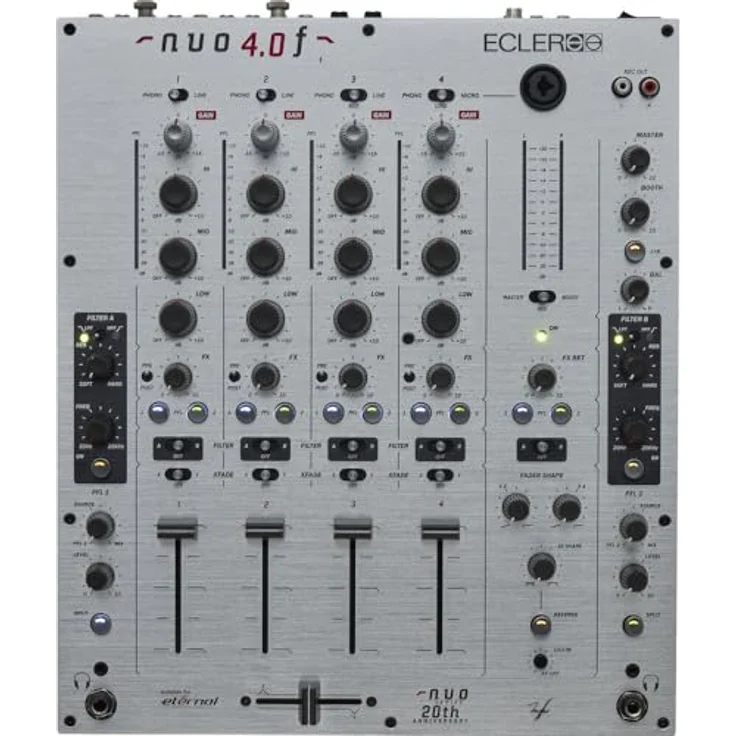 Ecler NUO 4.0 F, Analog DJ-Controller mit präzisen Potentiometern und flexibler Kurvencharakteristik – Bild 8