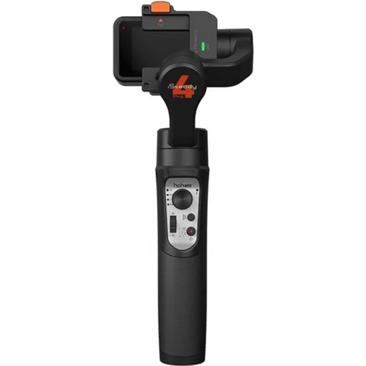 Hohem iSteady Pro4, 3-Achsen Action Camera Gimbal mit iSteady-5.0-Stabilisierung, IPX4 Spritzschutz, 14 Std. Laufzeit, Bluetooth-Kamerasteuerung, schwarz – Bild 8