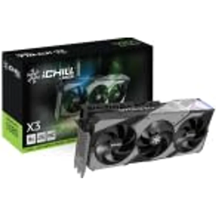 Inno 3D GeForce RTX 5080 iChill Frostbite, 16GB GDDR7-RAM, PCIe x16, HDMI 2.1, DisplayPort 2.1, NVIDIA G-Sync, kompakter Formfaktor – Bild 3