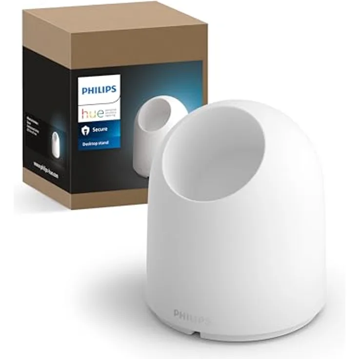Philips Hue Secure Standfuß für kabelgebundene Überwachungskamera, weiß