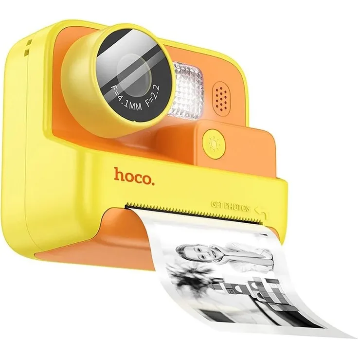 Hoco Kinderkamera DV200 mit Drucker 800 mAh, 2,0-Zoll -IPS- HD-Display 240×320 Auflösung, blau