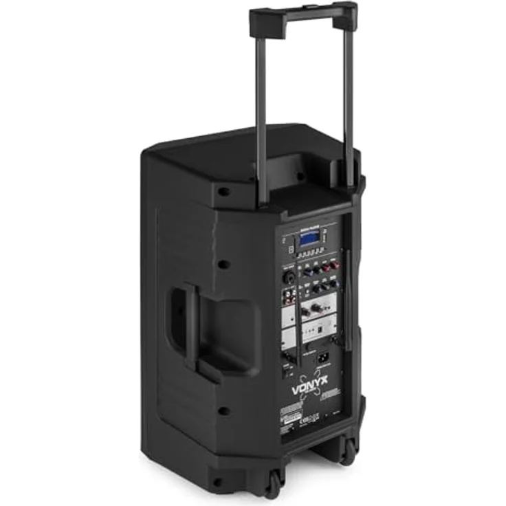 Vonyx VSA500 Tragbares Akku PA-System mit 800 W Leistung, Bluetooth 5.0, 2 UHF-Mikrofonen und 8 Stunden Akkulaufzeit – Bild 11