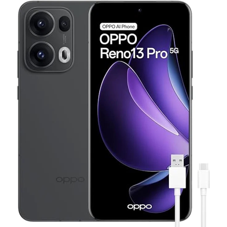OPPO Reno13 Pro 5G 12GB/512GB Graphitgrau Dual-SIM - Smartphone mit 12GB RAM und 512GB Speicherplatz in Grau – Bild 1