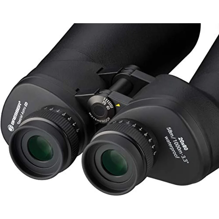Bresser Fernglas Spezial Astro SF 20x80 ED wasserdicht mit großer mehrschichtvergüteter ED Optik und Stativanschlussgewinde, ideal für Landschafts- und astronomische Beobachtungen – Bild 3