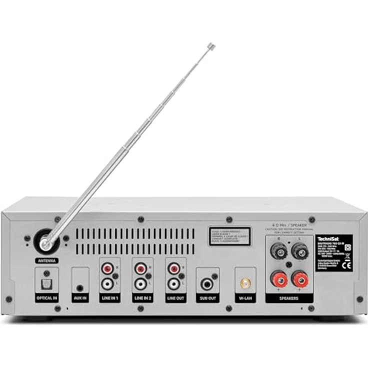 TechniSat DIGITRADIO 760 CD IR – Kompakte Premium Stereoanlage in Klavierlack Schwarz, 140 Watt Stereo, Bluetooth, Spotify, Wecker, Fernbedienung – Bild 2