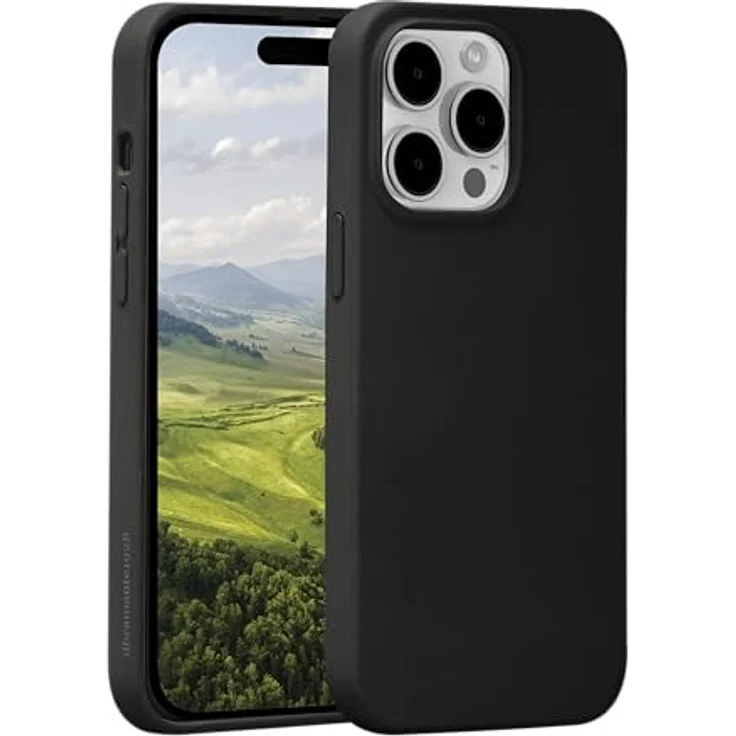 dbramante1928 Monaco MagSafe iPhone 15 Pro Max, Handyhülle aus recyceltem Kunststoff, MagSafe-kompatibel, schwarz – Bild 2