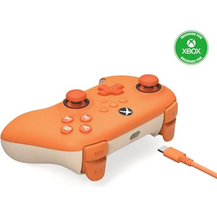 8bitdo Ultimate C, Gaming Controller für Xbox Series X/S und Windows mit interaktiver Lichtverfolgung, orange – Bild 2