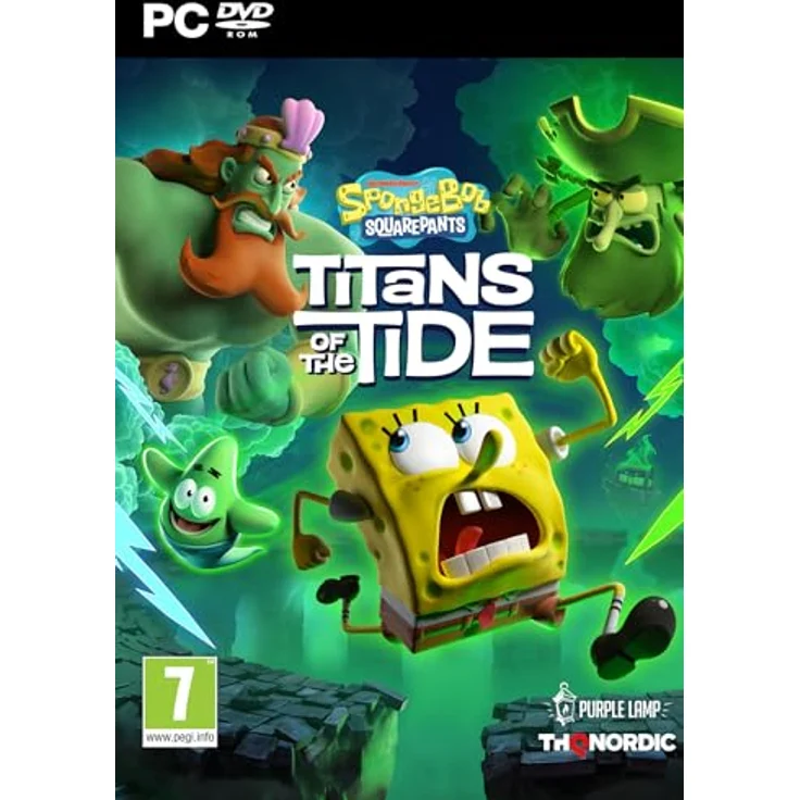 THQ NORDIC GMBH SpongeBob SquarePants: Giganten der Gezeiten - PC-Spiel mit einzigartigen Fähigkeiten, voller Vertonung der Originalbesetzung, verschiedene Schauplätze und epische Bosskämpfe – Bild 1