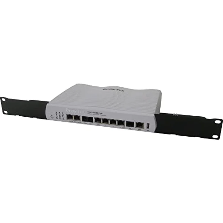 Draytek Rackmount Plate Lite, Montageschiene für Router, Schwarz, geeignet für Vigor-Serien – Bild 2