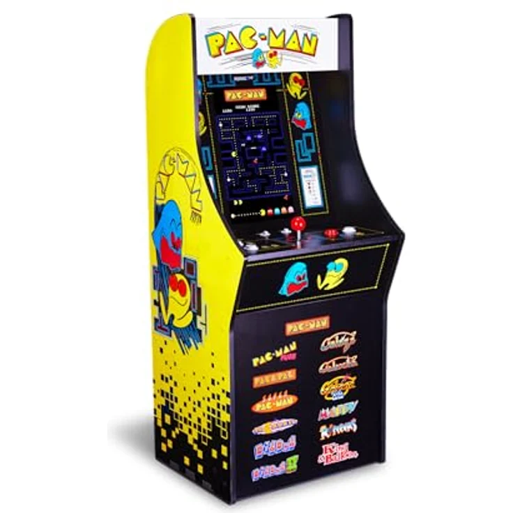 Arcade1Up PAC-MAN Classic Slim Edition, Arcade-Spielkonsole mit 15.6 Zoll LCD und 12 integrierten Spielen – Bild 1