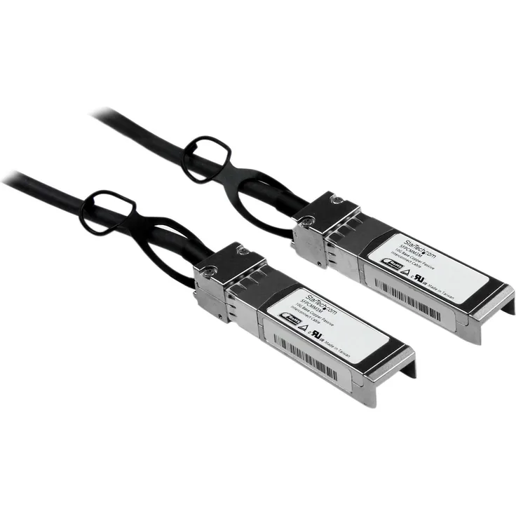 StarTech SFP+ Twinax Kabel 3m, 10GBASE-CU Passiv, Direct Attach, 10 Gigabit, Schwarz
