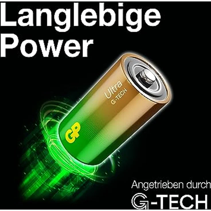 C Baby Batterie GP Alkaline Ultra 1,5V 2 Stück – Bild 3