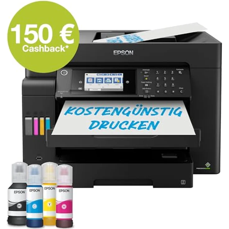 Epson EcoTank ET-16655 Tintenstrahl-Multifunktionsdrucker A3 4800 x 1200 DPI 32 ppm Wi-Fi, schwarz – Bild 3