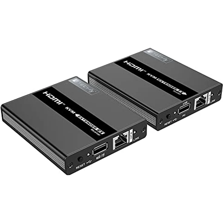 EFB Elektronik HDMI-KVM Extender over CAT5, KVM Switch für 1080p bei 60Hz, bis 60 Meter Reichweite, Schwarz-Silber – Bild 6