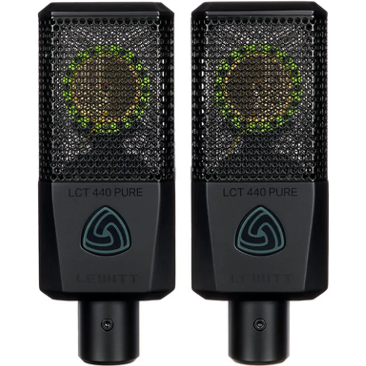 Lewitt LCT 440 PURE, Großmembran Kondensator Mikrofon Stereo-Paar mit Niere, Frequenzbereich 20-20.000 Hz, inkl. Zubehör