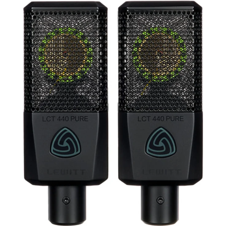Lewitt LCT 440 PURE, Großmembran Kondensator Mikrofon Stereo-Paar mit Niere, Frequenzbereich 20-20.000 Hz, inkl. Zubehör
