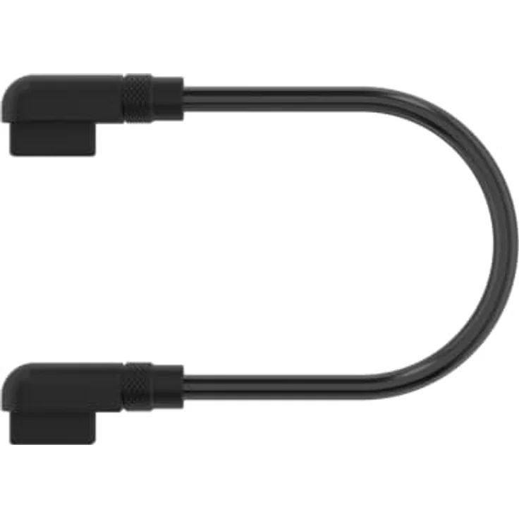 Corsair CL-9011133-WW iCUE LINK Kabel, 2x 135mm, schwarz, 90° Winkelstecker für optimales Kabelmanagement – Bild 3