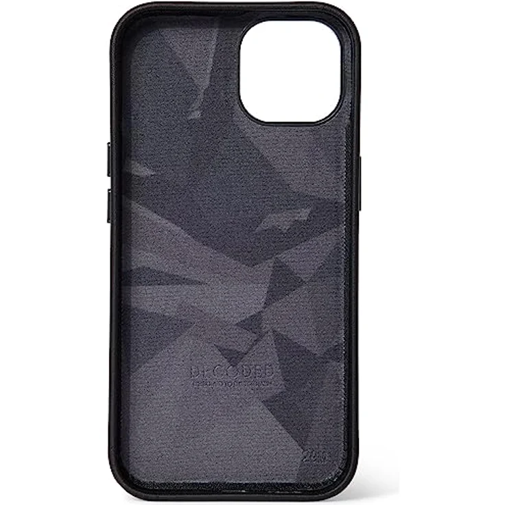 Decoded© Premium Leder Handyhülle - iPhone 14 Plus - Getestet von Apple - Extra Schutz - Stoßdämpfend - Schutzhülle - Rundumschutz - Klapphülle - Handy Hülle – Schwarz – Bild 3