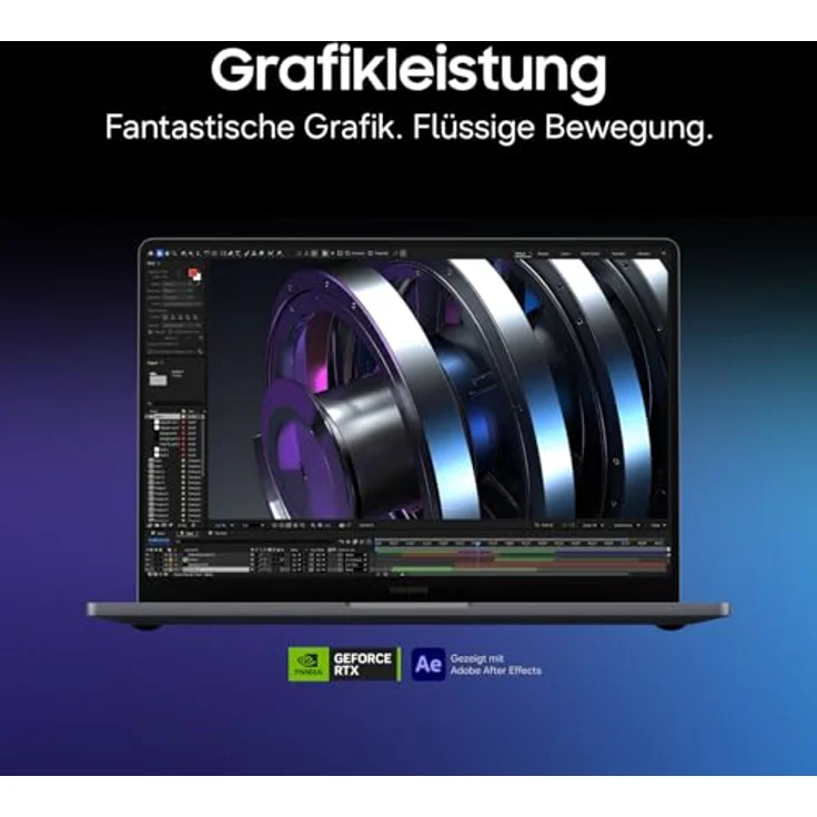 Samsung Galaxy Book6 Ultra, 16 Zoll AI Laptop mit Intel Core Ultra 7, 32 GB RAM, 1 TB SSD, NVIDIA RTX 5060, Touchscreen, Gray, 3 Jahre Garantie – Bild 5
