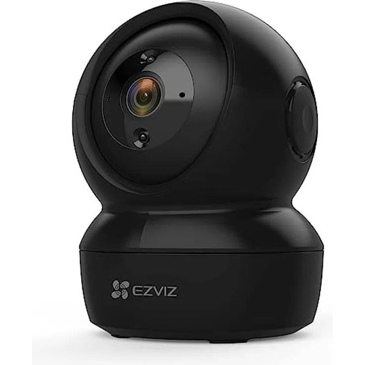 EZVIZ C6N, 2MP WLAN IP Kamera mit Bewegungserfolgung, Zwei-Wege-Audio, IR Nachtsicht, 1080p, schwarz, kompatibel mit Alexa – Bild 1