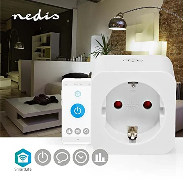 Nedis Smartlife Smart Stecker| WLAN| Leistungsmesser| 3680 W| Type F E 7-3| -10 – Bild 3