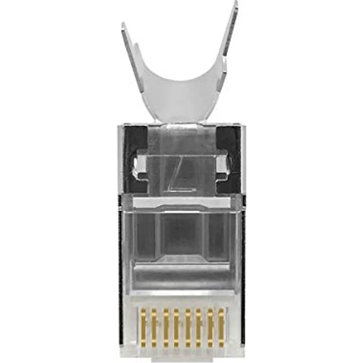 Cat7 Netzwerkstecker RJ45 Stecker Cat 6a 7 Verlegekabel Knickschutz AWG23 – Bild 5