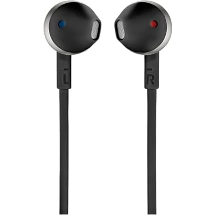 JBL T205, In-Ear-Kopfhörer mit JBL Pure Bass Sound, leicht und bequem mit Eintasten-Fernbedienung, schwarz – Bild 4