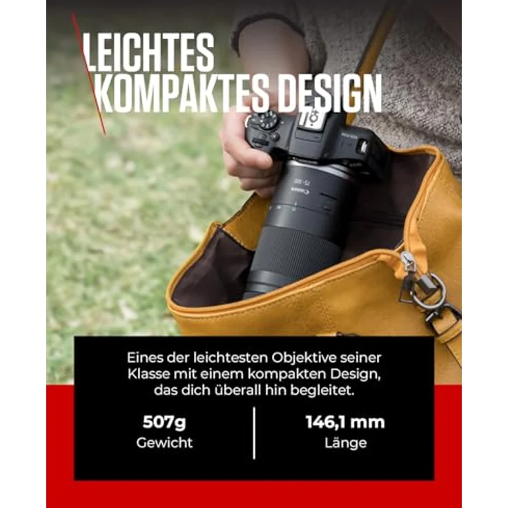 Canon RF 75-300mm F4-5.6, Telezoomobjektiv mit leichter Bauweise für Sport- und Naturaufnahmen – Bild 5