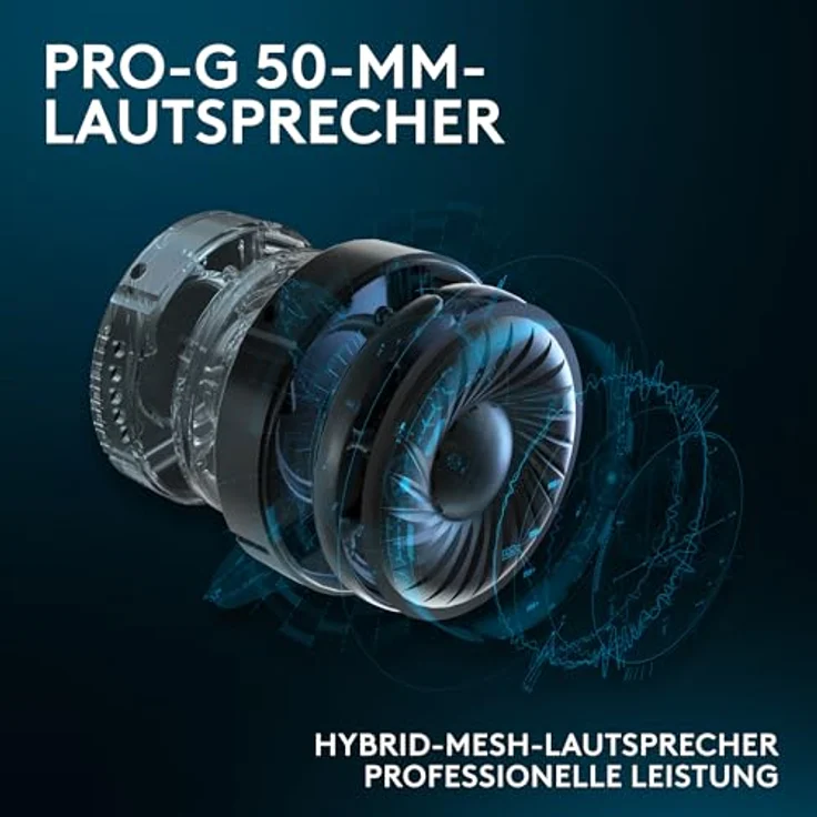 Logitech G Pro X SE Gaming Headset: Abnehmbares Mikrofon, DTS Headphone:X 7.1, USB DAC, Schwarz – Bild 5