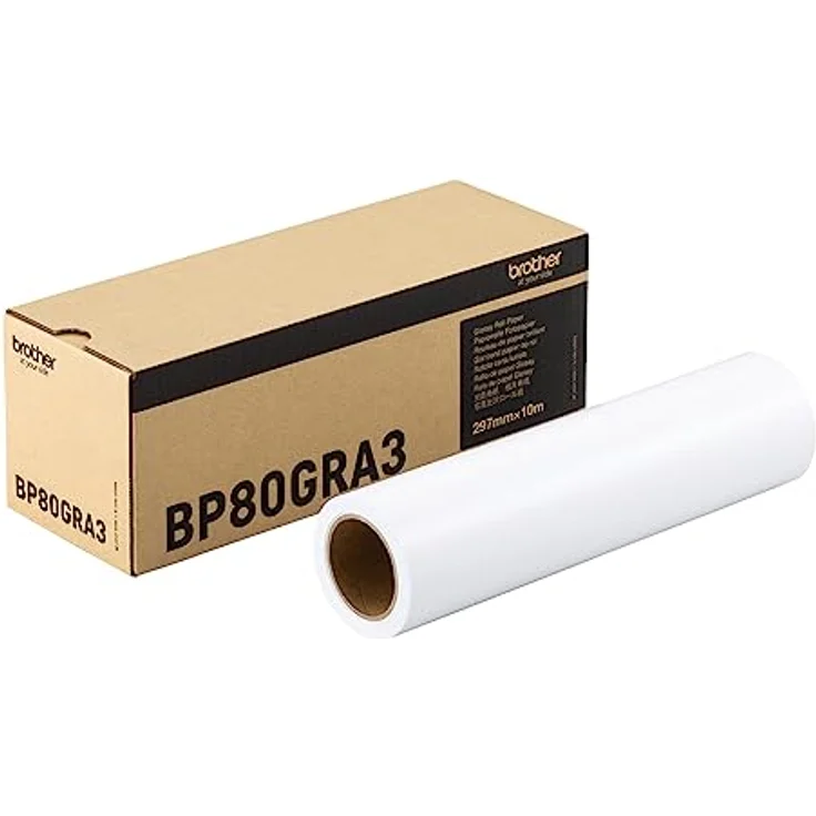 Brother BP80GRA3 Fotopapierrolle, glänzend, 297 mm x 10 m
