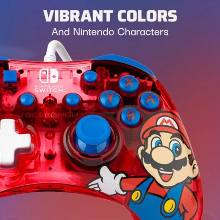 PDP Rock Candy Controller Mario Punch (Switch) – Bild 2