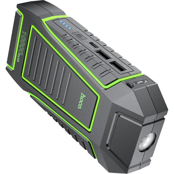 Hoco QS1 Powerbank 10 000 mAh mit 3A Autostarterfunktion, schwarz