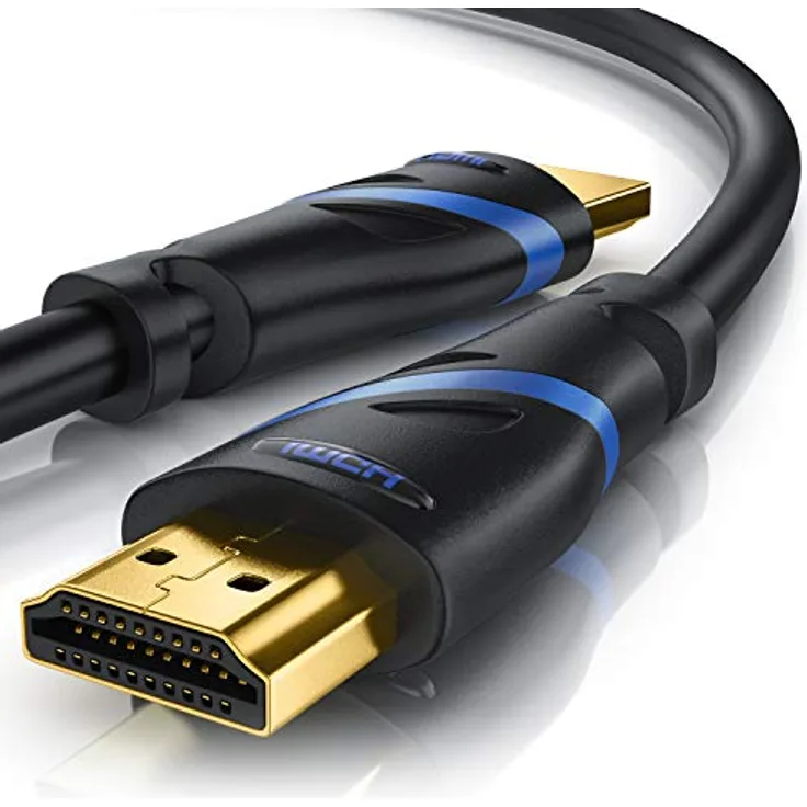 CSL - 8k HDMI Kabel 2.1 3m Meter - 8K @ 60Hz 4K @ 120Hz mit DSC - 48 Gbit/s - HDMI 2.1 2.0a 2.0b - 3D - Highspeed Ethernet - HDTV - UHD II - Dynamic HDR-10+ - eARC - Variable Refresh Rate VRR